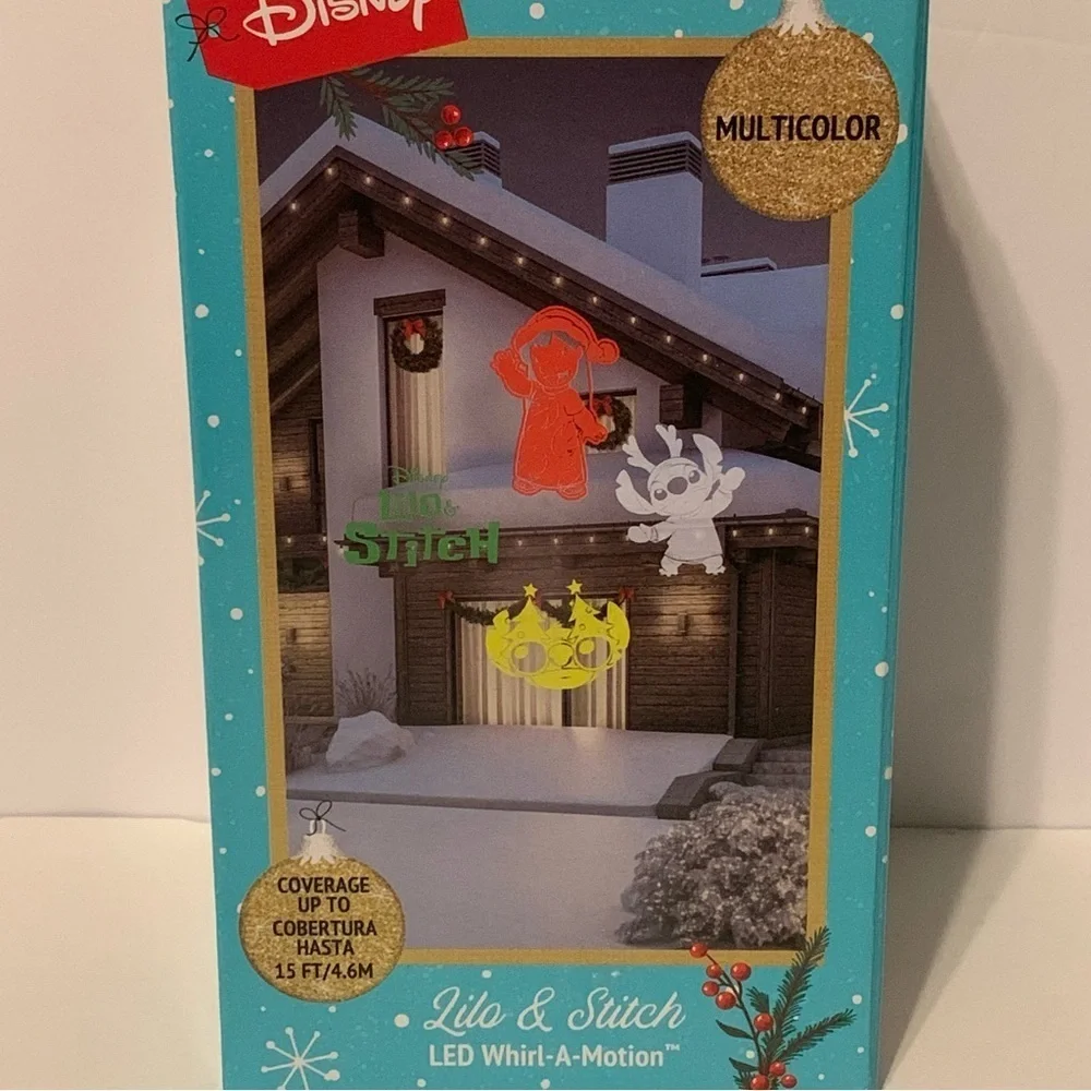NIB. Disney Lilo & Stitch Colorful Projection Light
